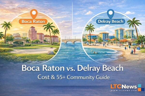 Boca Raton vs. Delray Beach for Retirement in 2026: Cost & 55+ Community Guide