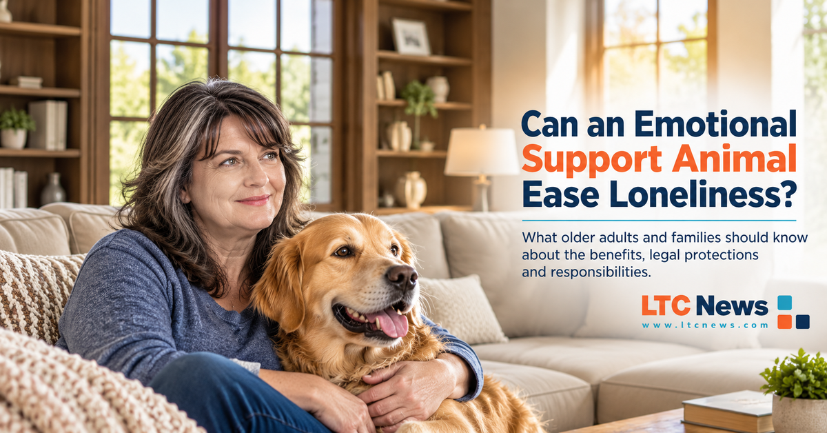 Could an Emotional Support Animal Help Older Adults Feel Less Lonely?: Cover Image