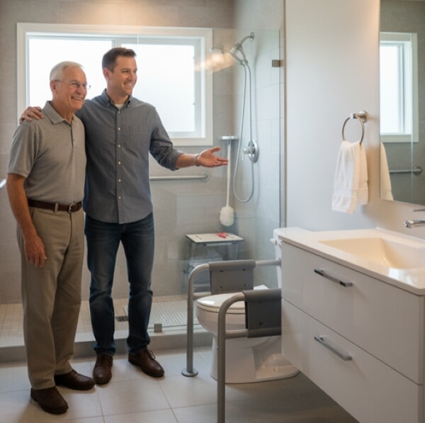 How To Help Your Parent Keep an Independent Bathroom Routine