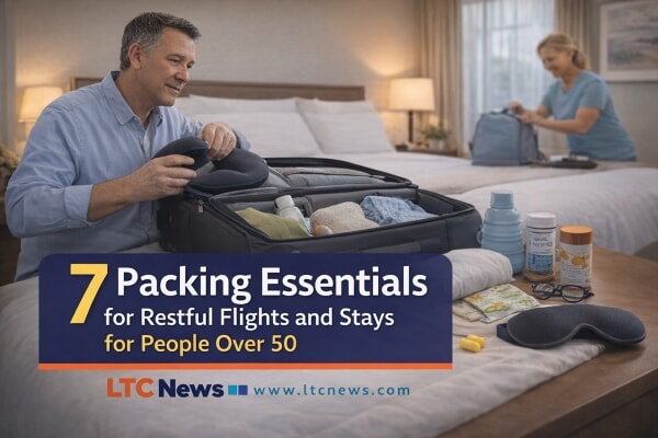 7 Packing Essentials for Restful Flights and Stays for People Over 50